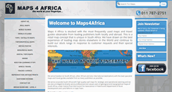 Desktop Screenshot of maps4africa.net