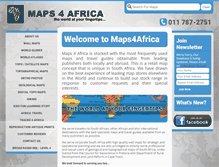 Tablet Screenshot of maps4africa.net